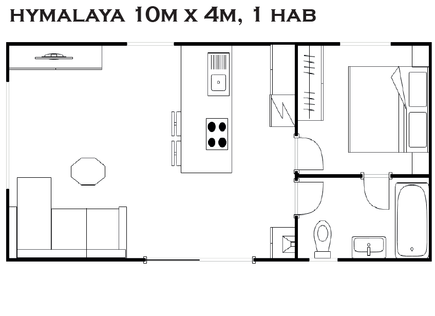 Modelo Hymalaya 10m x 4m