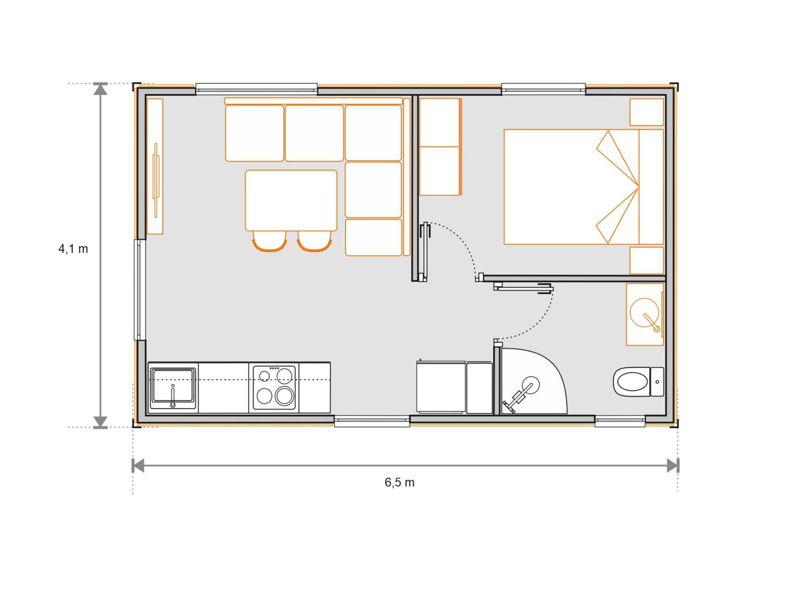 Mobil home gama alta Cuni 1-H