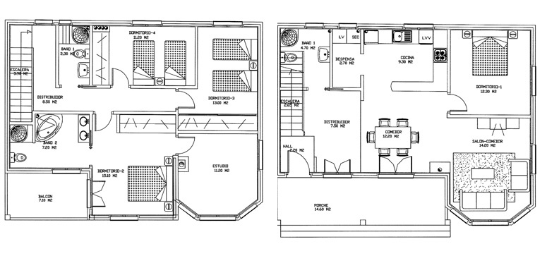 Modelo Araba II 164 m²