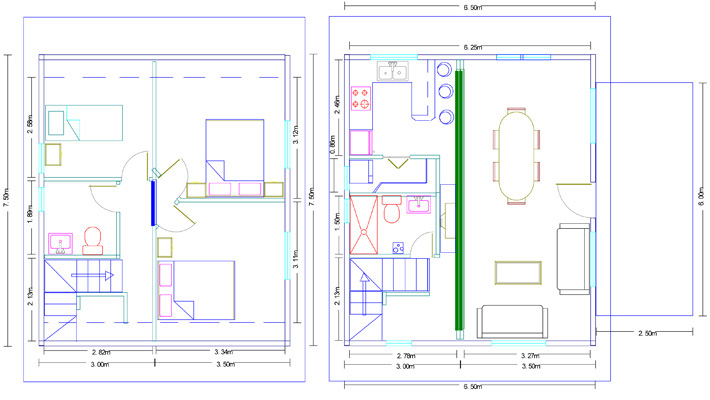 Modelo Lorca II 92m²